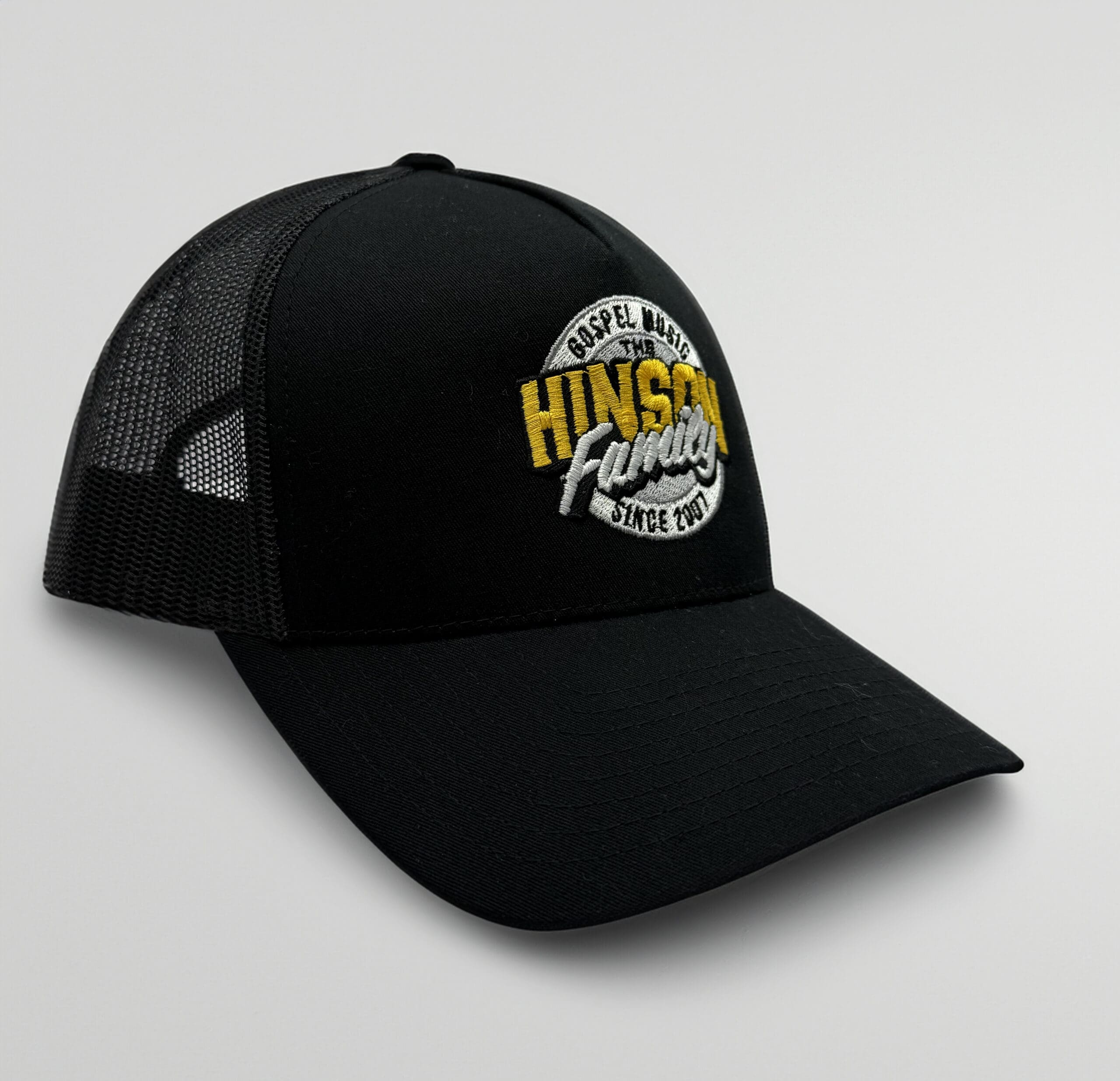 Hinson Family 3D Logo Embroidered Trucker Cap image 2