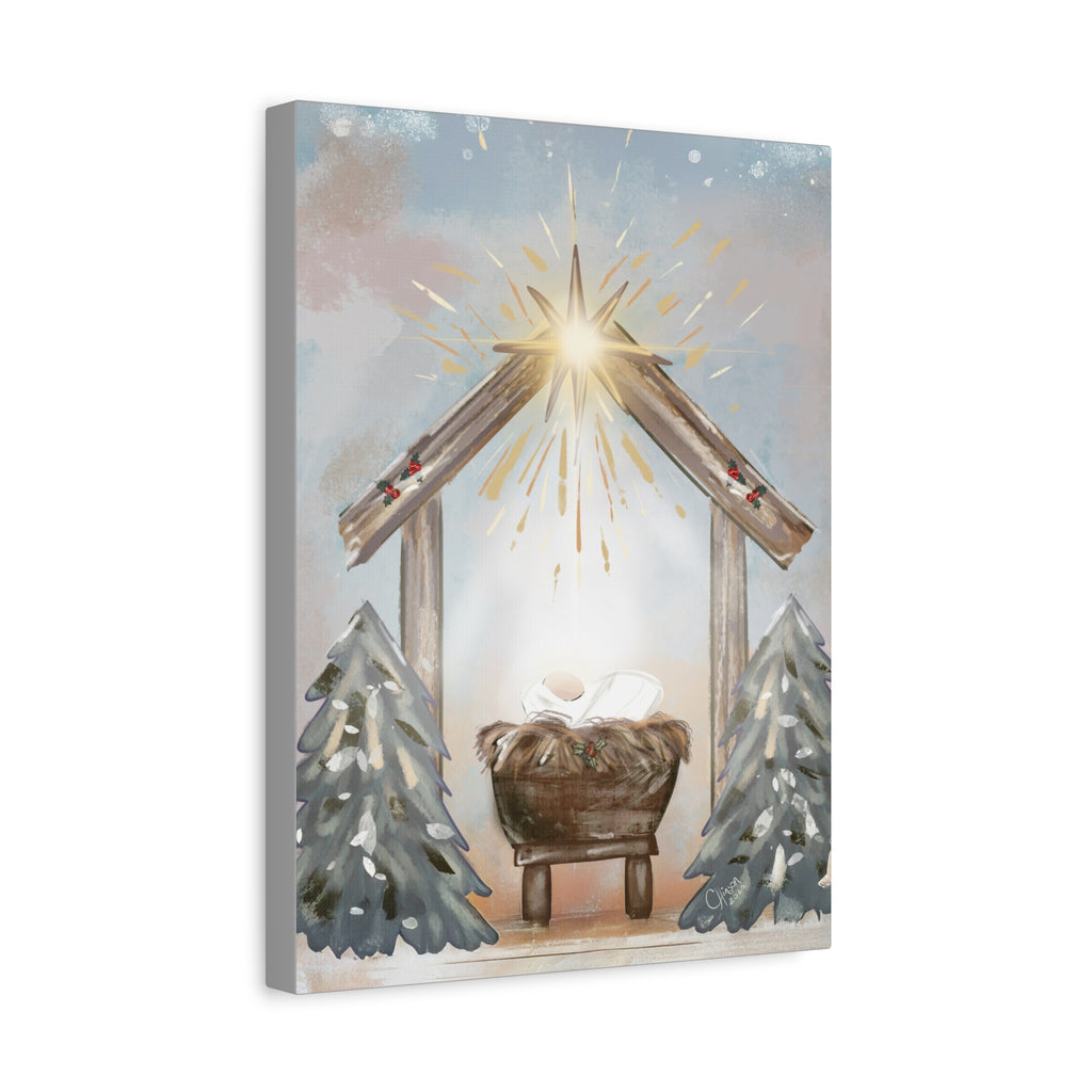 Joy to the World – Digital Nativity Art Print